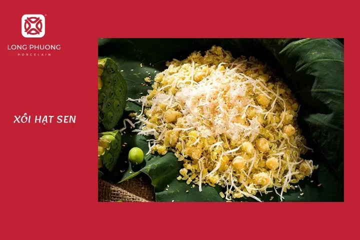 Xôi hạt sen dâng cúng gia tiên