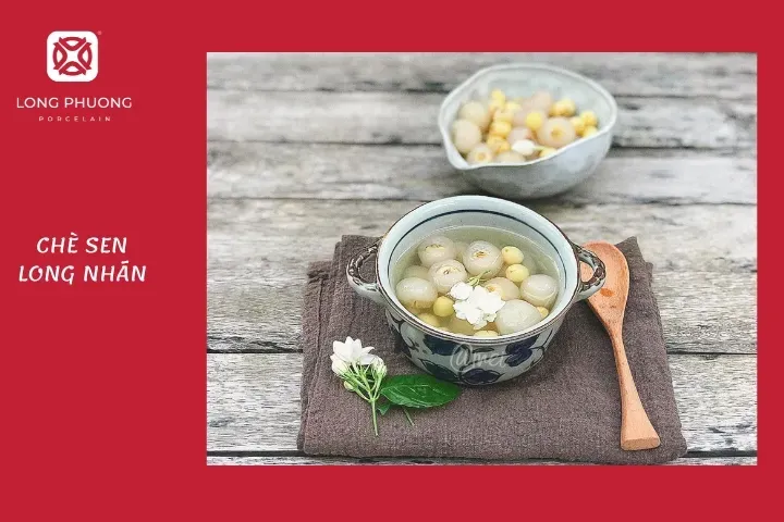 Chè sen long nhãn ngọt thanh