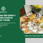 Mâm cỗ cúng Rằm tháng 7 đầy đủ lễ vật