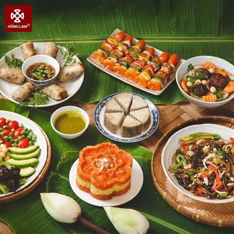 Thực đơn cỗ cúng rằm tháng giêng chay thanh tịnh dâng Phật và tổ tiên.