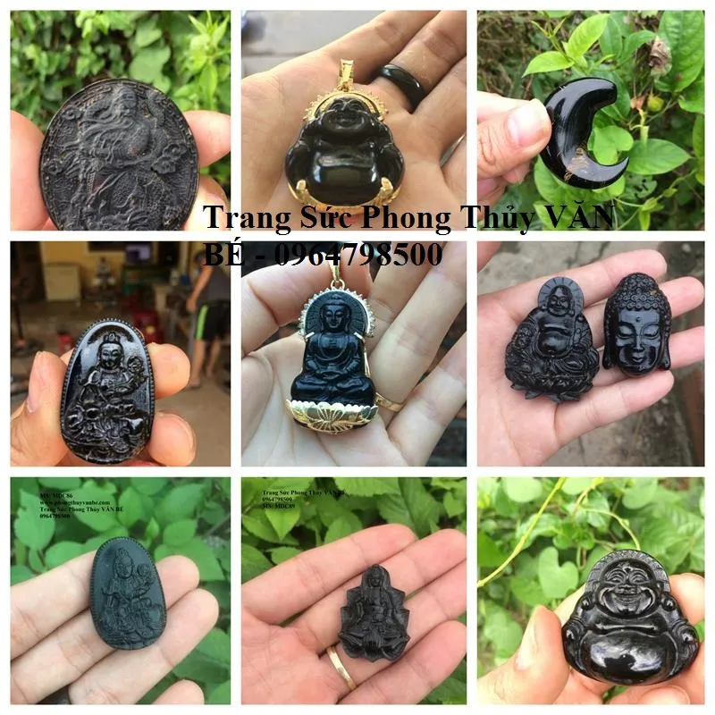 Mặt dây chuyền San Hô Đen