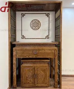 Mẫu bàn thờ đứng chung cư đẹp