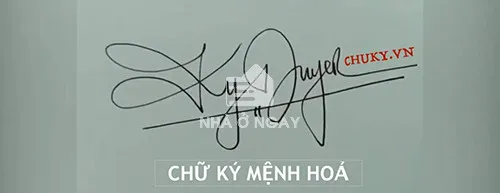 Cận cảnh mẫu chữ ký tay chuyên nghiệp dành cho chủ nhân thuộc hành Hỏa