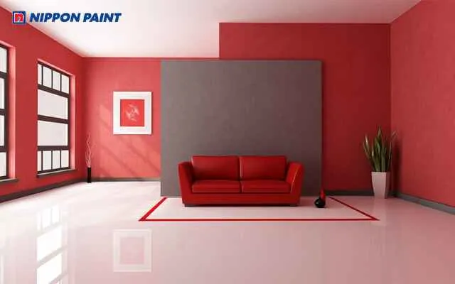 Mẫu 17: Tông đỏ thẫm mang đến vẻ sang trọng và ấn tượng