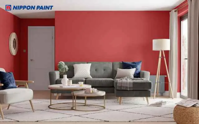 Người mệnh Hỏa nên chọn phòng khách màu đỏ để tăng năng lượng tích cực