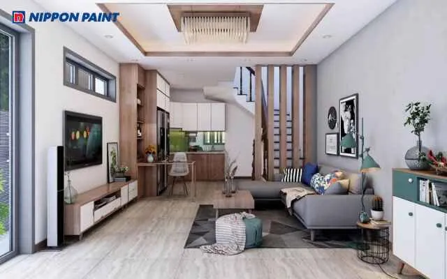 Chọn màu sáng cho phòng nhỏ và phối hợp ánh sáng phù hợp để không gian cân đối