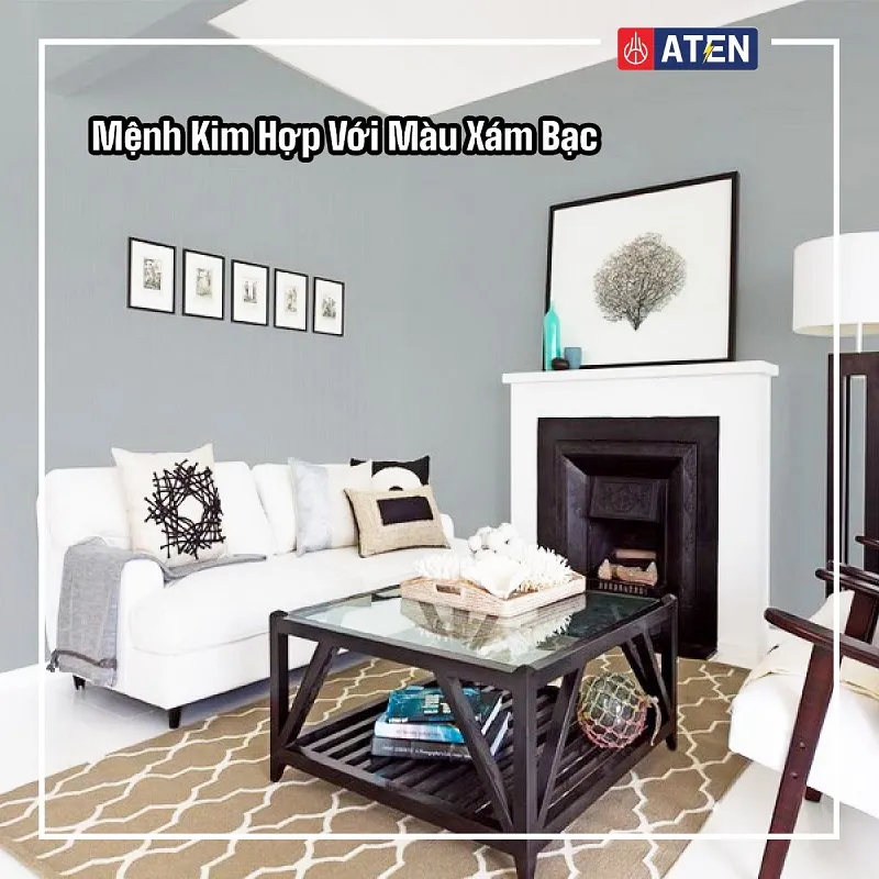 màu sắc xám bạc tinh tế tăng cường sự sang trọng