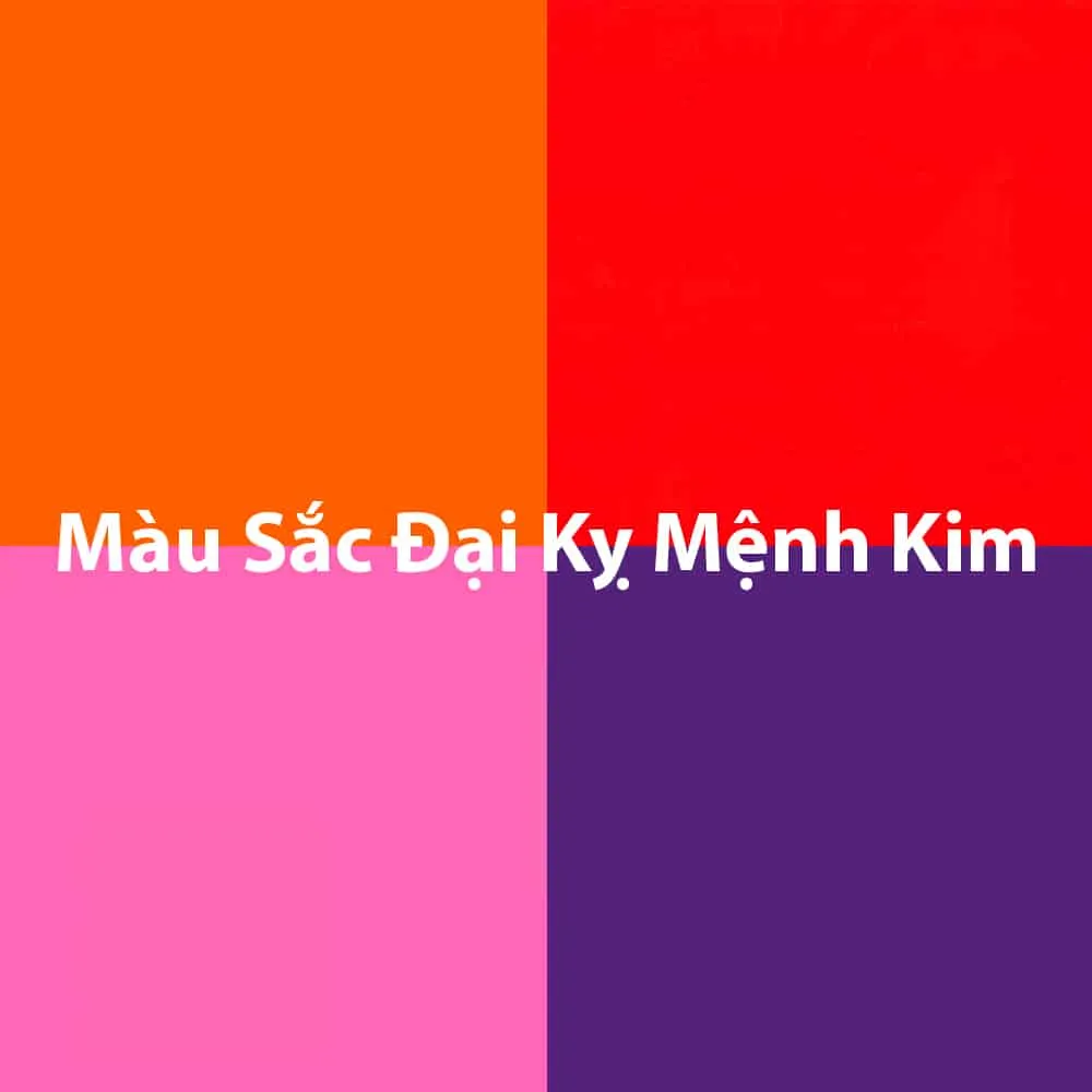 Màu khắc mệnh Kim