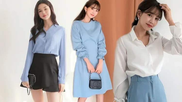 Người mệnh Thủy hợp áo màu xanh dương