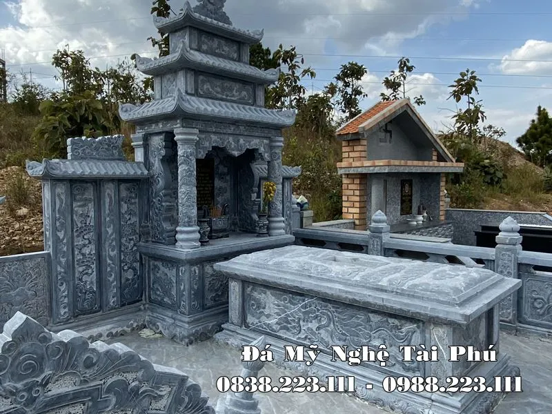 Xem Tuổi Sang Cát Bốc Mộ Chuẩn Phong Thủy Năm 2026 14 Mẫu mộ đá Tam Sơn cao cấp dùng trong cải táng