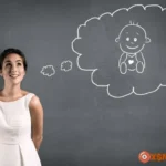 Hình minh họa người phụ nữ ôm bụng bầu trong khung cảnh tĩnh lặng