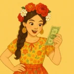 Hình ảnh minh họa việc nằm mơ nhặt được tiền rơi mang nhiều hàm ý về tài lộc.