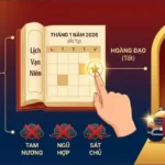 Bảng ngày tốt lấy xe 2026 theo âm lịch và dương lịch