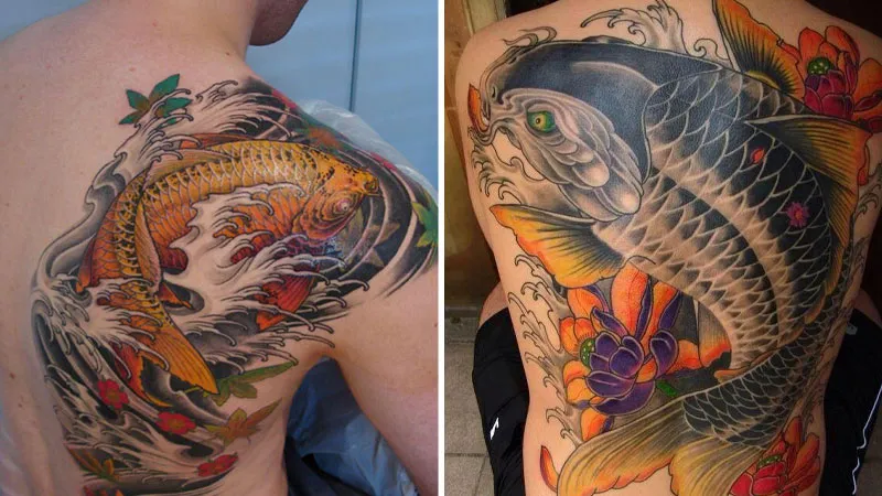 Cá chép đỏ tượng trưng cho sự kiên trì và thành công