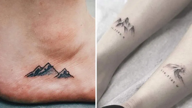 Dãy núi nhỏ thể hiện sự bền bỉ