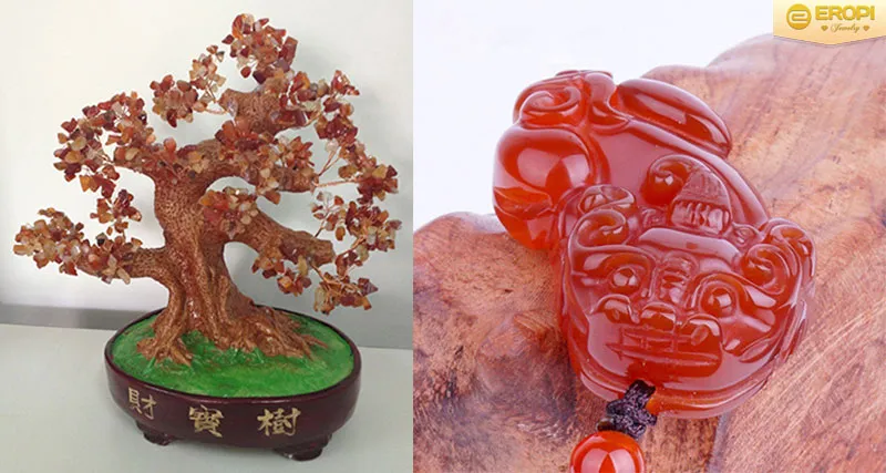 Vật phẩm phong thùy chế tác từ mã não