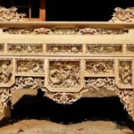 Mẫu án gian thờ gỗ chạm khắc tinh xảo
