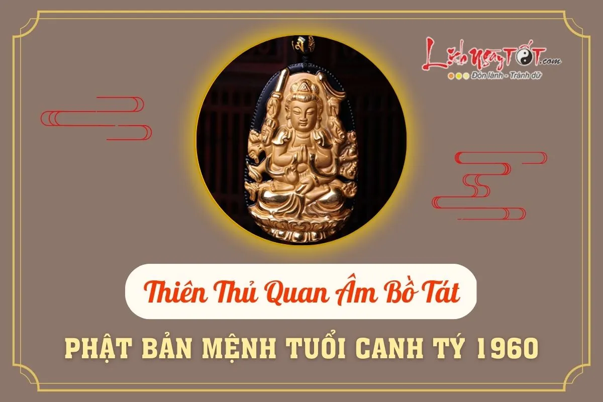 Phật bản mệnh tuổi Canh Tý 1960