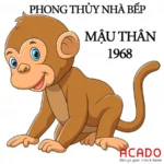 Phong thủy nhà bếp và nhà vệ sinh cho gia chủ tuổi Mậu Thân 1968