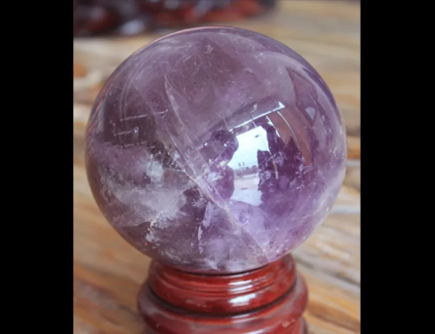 Vẻ đẹp huyền bí của khối cầu thạch anh tím chất lượng cao