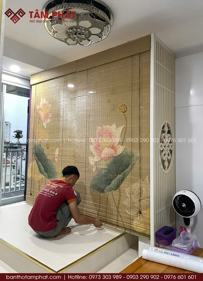 Rèm bàn thờ Tâm Phát - Chất lượng và uy tín số 1 hiện nay