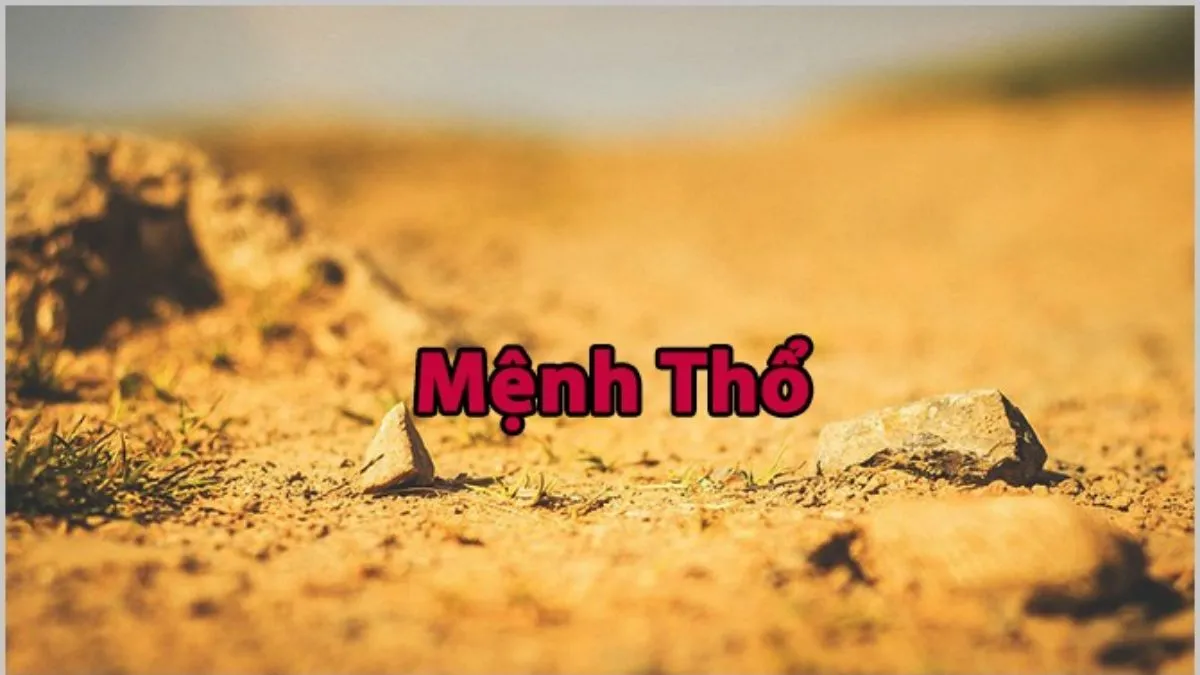 Năm sinh của người mệnh thổ