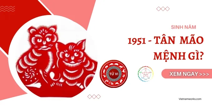 Sinh Năm 1951 Là Tuổi Con Gì? Bí Mật Về Mệnh Tùng Bách Mộc 18 Phân tích cung mệnh tuổi Tân Mão 1951 và màu sắc tương sinh