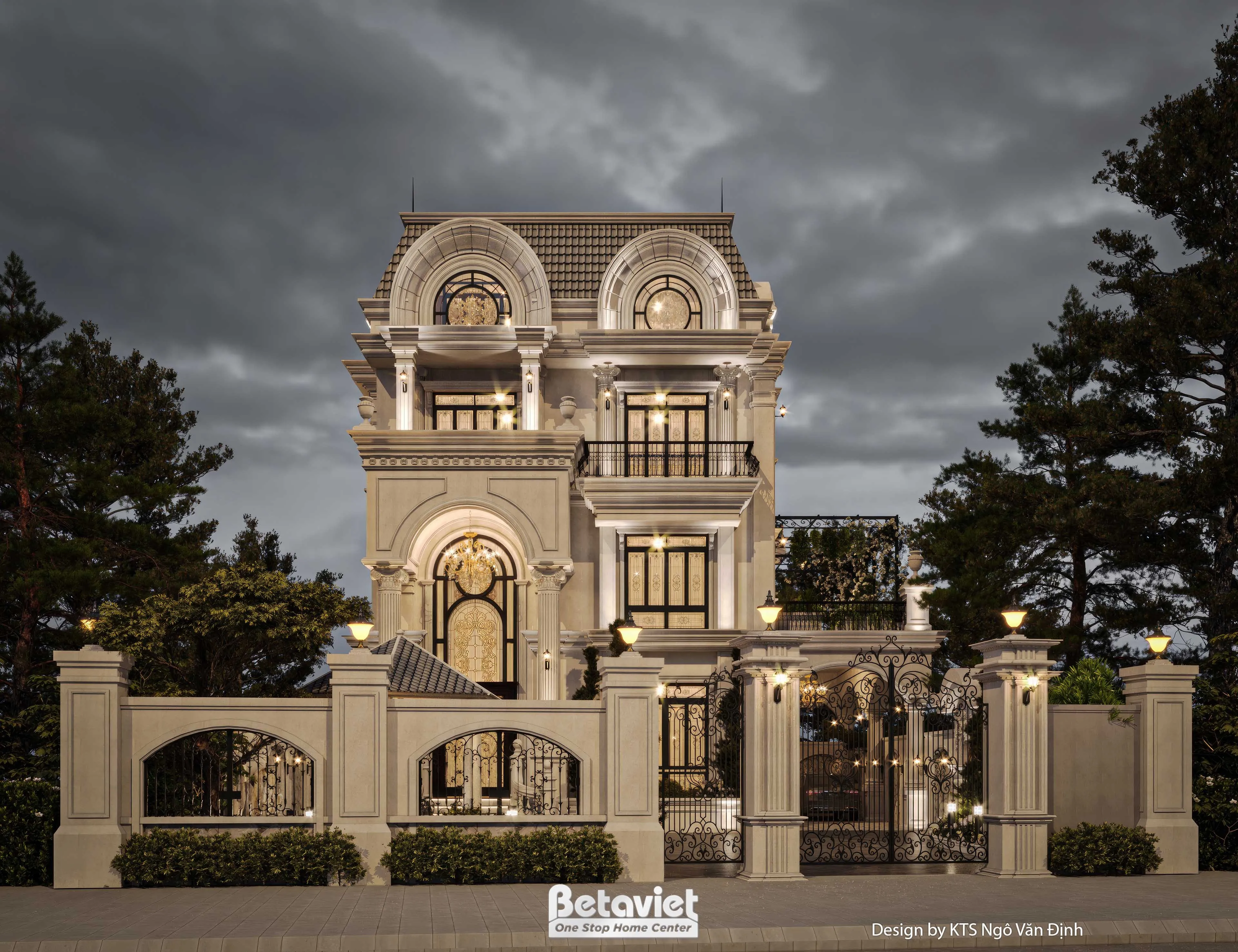 Biệt thự 1200m2 hiện đại tại Bắc Giang KT24732