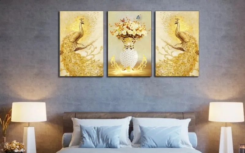 Đôi chim công - biểu tượng hạnh phúc viên mãn