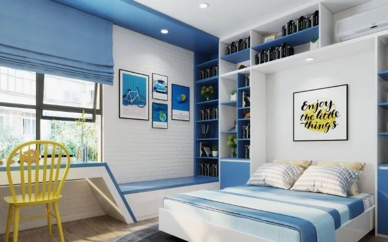 Tranh treo màu xanh hợp với người mệnh thủy và mệnh mộc