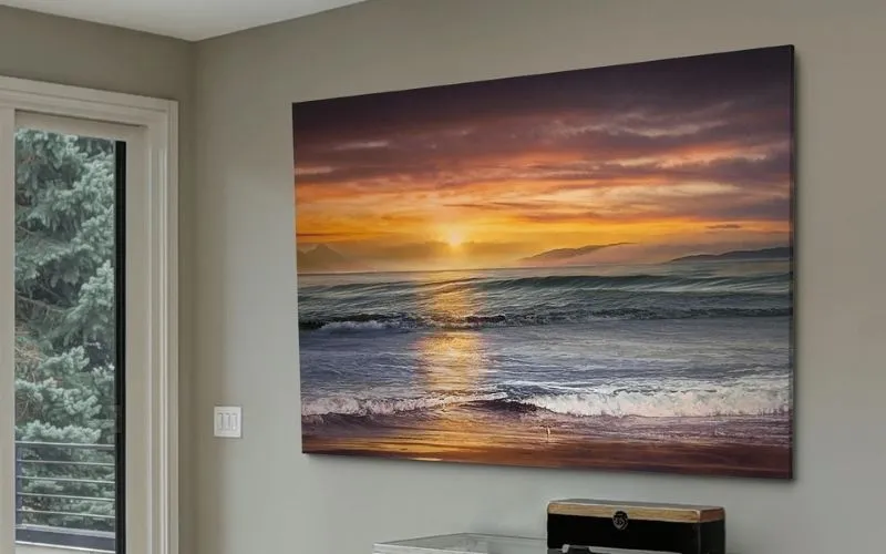 Tranh sóng biển thể hiện sự mạnh mẽ trong tính cách người mệnh thủy