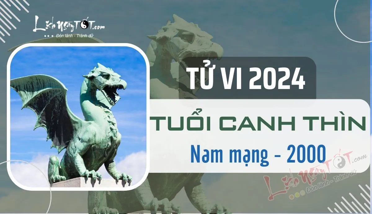 Tử vi 2026 tuổi Canh Thìn nam mạng