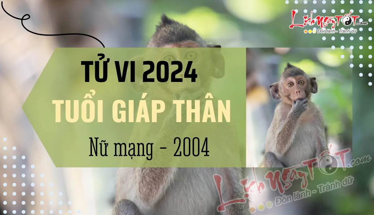 Tử vi tuổi Giáp Thân 2004 nữ mạng năm 2026 với những biến động về tài lộc và sự nghiệp