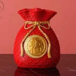 Túi tiền tài lộc bằng đá mang vẻ đẹp cổ điển và sang trọng giúp chiêu tài