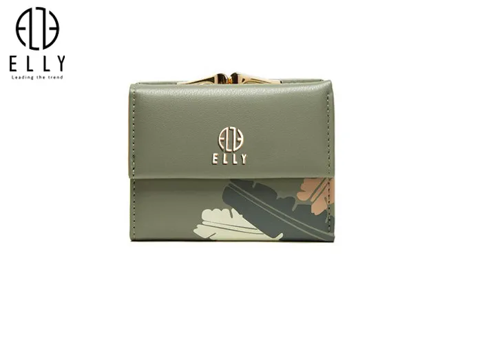 Ví nữ cầm tay cao cấp da thật ELLY EV75-12
