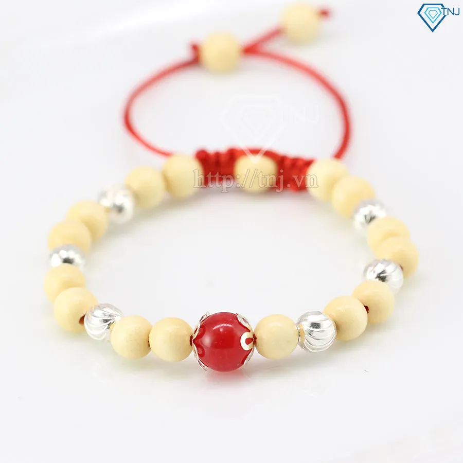 Vòng tay dâu tằm cho trẻ sơ sinh VTD0001