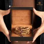 Vòng tay Trầm Hương 108 Hạt Ngọc Bảo tinh xảo