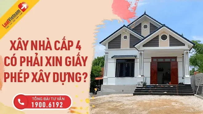 Nhà cấp 4 là loại công trình một tầng có chiều cao không quá 6 mét