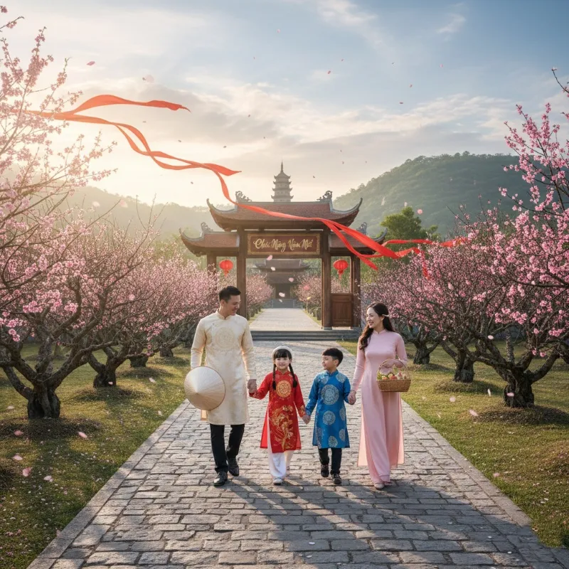 Xuất hành đầu năm là nét đẹp văn hóa tâm linh của người Việt mỗi dịp Tết đến xuân về