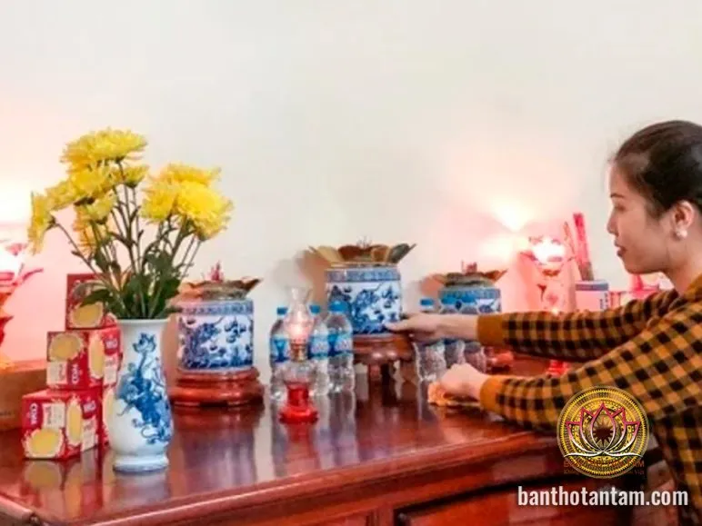 chi tiết cách lập bàn thờ cha mẹ đúng chuẩn nhất
