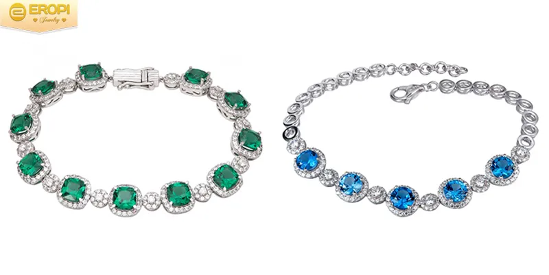 Các loại đá quý giúp chiếc lắc sang trọng, lấp lánh hơn