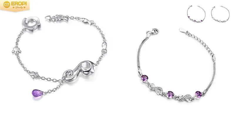 Lắc tay hình vô cực với ý nghĩa bên nhau mãi mãi