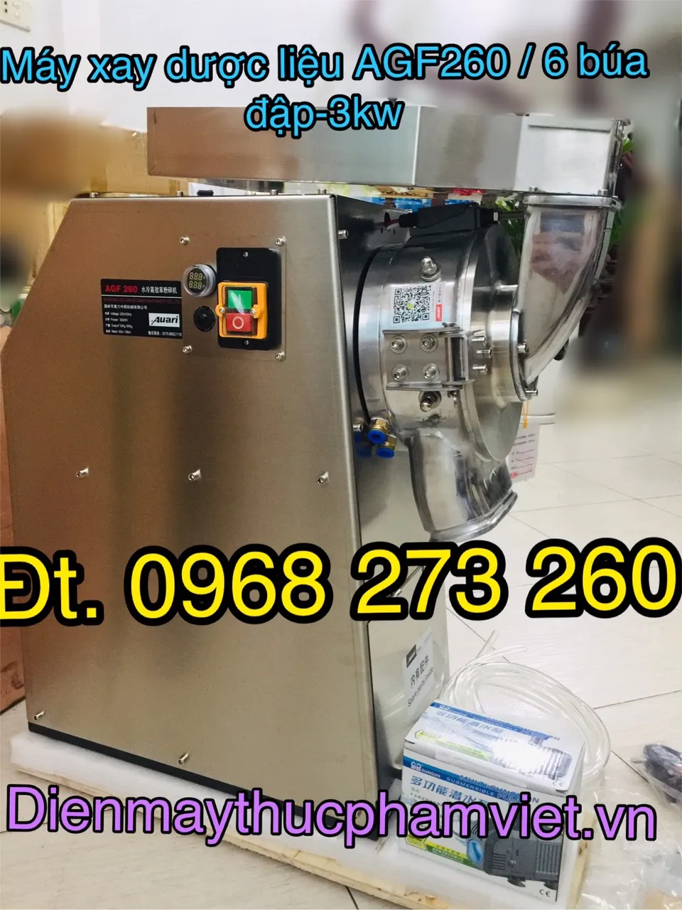 Máy xay bột trầm hương dòng AGF công suất lớn chuyên dụng cho dược liệu và trầm hương