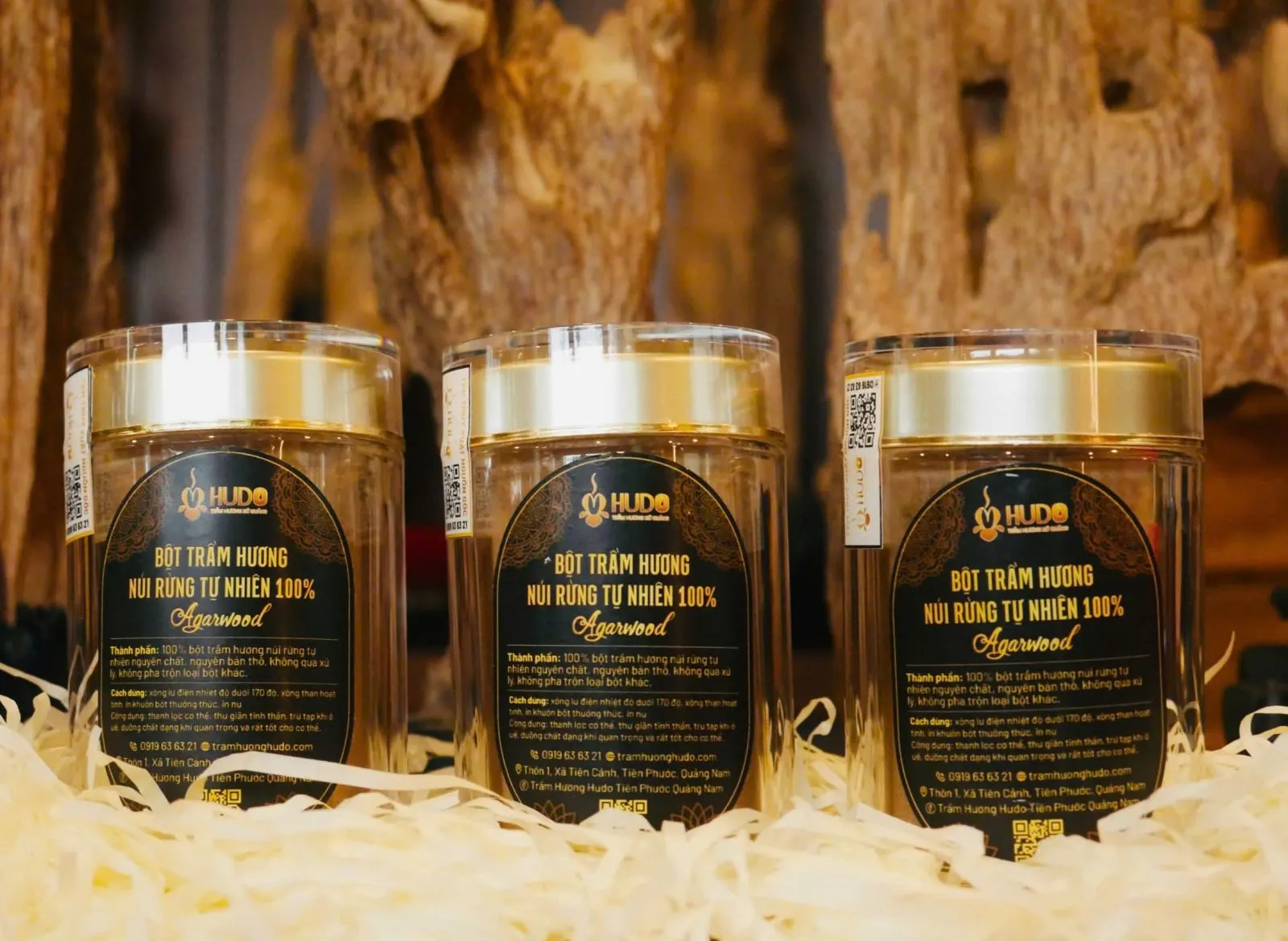 Miếng trầm hương rừng Tiên Phước nguyên bản trước khi xay thành bột