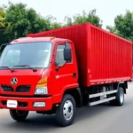 mo thay xe container bi lat danh con gi tai nan xe tai lat