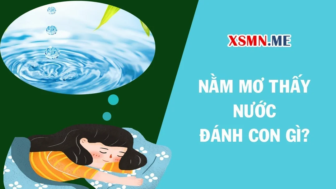 Nằm mơ thấy nước đánh con gì? Giải mã giấc mơ thấy nước